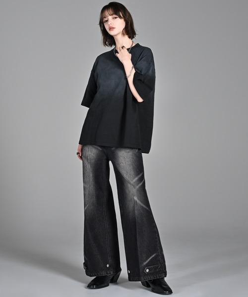 ADRER（アドラー）の「-High-End Line- Oversized 6design Tee / ハイエンドラインオーバーサイズ6デザインT（Tシャツ/カットソー・メンズ・ブラック系1/ブラック系2/ブラック系3/ブラック系4/グレー系1/グレー系2・S/M/L/XS）」の11枚目の写真