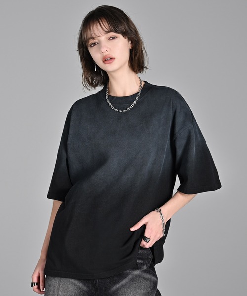 アドーア 黒 オーバーサイズ Tシャツ T___1_96bc49ca-1e35-4107-b0e2-
