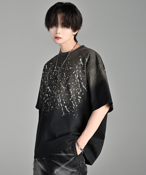 ADRER(アドラー)の「-High-End Line- Oversized 6design Tee / ハイエンドラインオーバーサイズ6デザインT(Tシャツ/カットソー・メンズ・ブラック系1/ブラック系2/ブラック系3/ブラック系4/グレー系1/グレー系2・S/M/L/XS)」の20枚目の写真