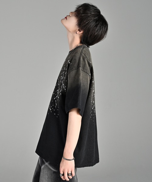 ADRER(アドラー)の「-High-End Line- Oversized 6design Tee / ハイエンドラインオーバーサイズ6デザインT(Tシャツ/カットソー・メンズ・ブラック系1/ブラック系2/ブラック系3/ブラック系4/グレー系1/グレー系2・S/M/L/XS)」の21枚目の写真