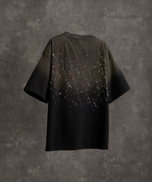 アドーア 黒 オーバーサイズ Tシャツ ほぼ正方形オーバーTシャツ BLACK | ALFLYD: アルフレイド ある