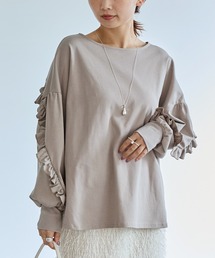 LAVEANGE | フリル切替ポンチプルオーバー(Tシャツ/カットソー)