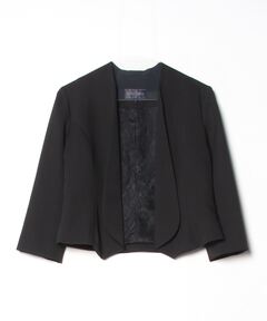 BATTEN LACE LIKE KNIT JACKET（ノーカラージャケット）｜Ameri