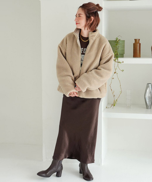 追加》サテンフレアスカート（スカート）｜Spick & Span