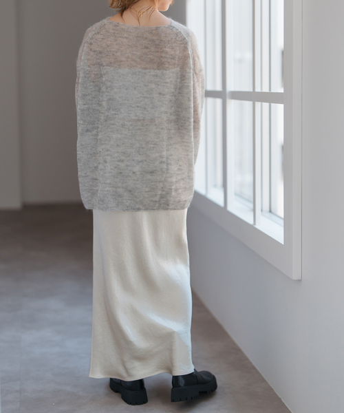 追加》サテンフレアスカート（スカート）｜Spick & Span（スピック