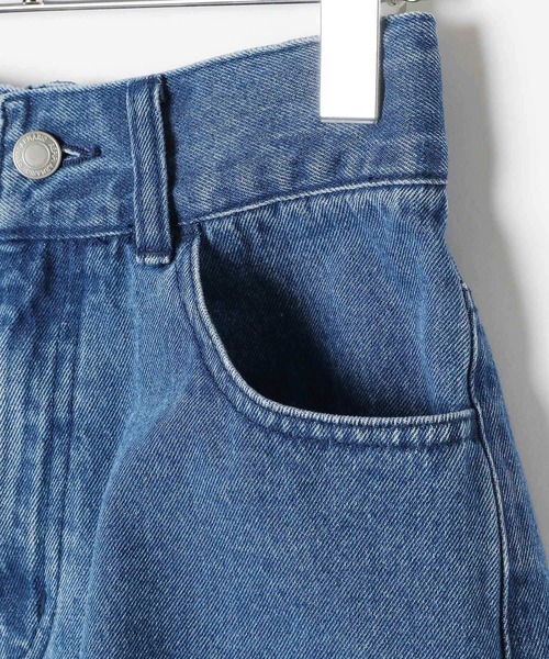 repipi armario（レピピ アルマリオ）の「【girly line】トキメキデニムキュロット（デニムパンツ・キッズ・ブルー/ブラック・MEDIUM/LARGE/SMALL）」の10枚目の写真