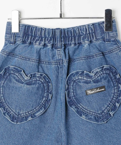 repipi armario（レピピ アルマリオ）の「【girly line】トキメキデニムキュロット（デニムパンツ・キッズ・ブルー/ブラック・MEDIUM/LARGE/SMALL）」の13枚目の写真