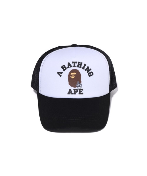 【A BATHING APE】GO APE POINTER COLLEGE MESH CAP キャップ GO APE POINTER COLLEGE MESH CAP BAPEC(キャップ)|A BATHING