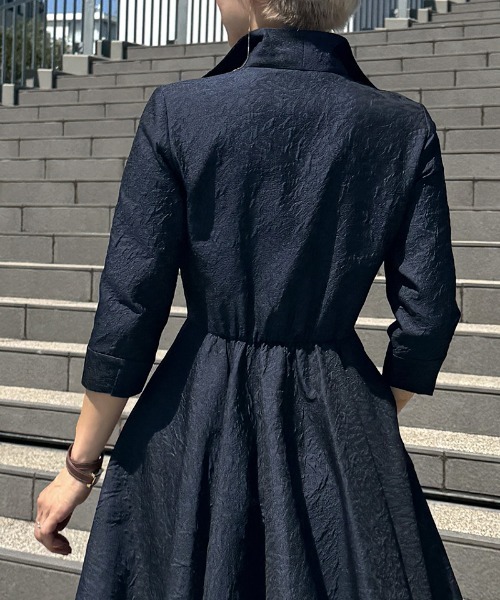 JENNE(ジェンヌ)の「ジャガードフィット&フレアワンピース(ワンピース・レディース・ブラック/ホワイト/ネイビー・SMALL/MEDIUM/LARGE/X-LARGE)」の21枚目の写真