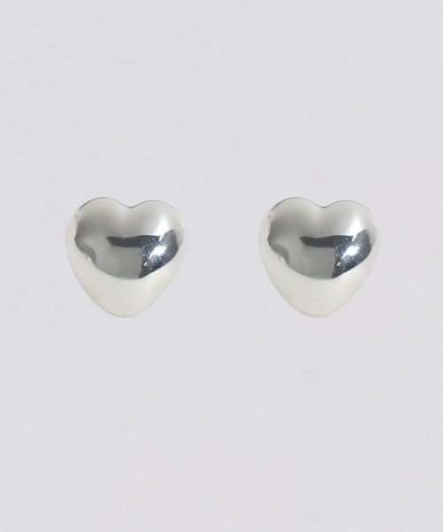kiehtova(キエトヴァ)の「【kiehtova】round heart pierce/ラウンドハートピアス(ピアス(両耳用)・レディース・シルバー・FREE)」の4枚目の写真