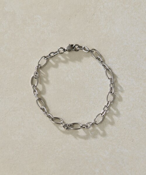 ear PAPILLONNER（イアパピヨネ）の「《金属アレルギー対応/ステンレス》アズキチェーンブレスレット（ブレスレット・レディース・シルバー/ゴールド・FREE）」の13枚目の写真