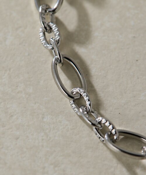 ear PAPILLONNER（イアパピヨネ）の「《金属アレルギー対応/ステンレス》アズキチェーンブレスレット（ブレスレット・レディース・シルバー/ゴールド・FREE）」の12枚目の写真
