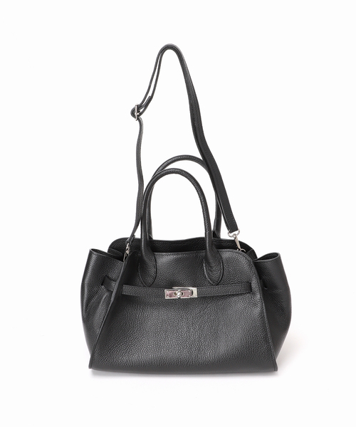 AULENTTI（オウレンティ）の「【AULENTTI/オウレンティ】バックルツキMINI BOSTON（ボストンバッグ・レディース・ブラック/ブラウン・FREE）」の21枚目の写真