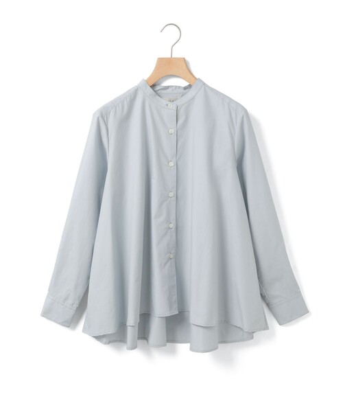 MidiUmi（ミディウミ）の「MidiUmi Aラインバンドカラーシャツ（シャツ/ブラウス・レディース・オフホワイト/ピンク/ブラック/ライトブルー/ネイビー・FREE）」の3枚目の写真