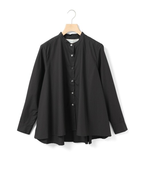 MidiUmi（ミディウミ）の「MidiUmi Aラインバンドカラーシャツ（シャツ/ブラウス・レディース・オフホワイト/ピンク/ブラック/ライトブルー/ネイビー・FREE）」の2枚目の写真