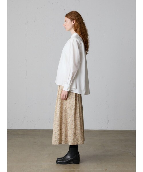 MidiUmi（ミディウミ）の「MidiUmi Aラインバンドカラーシャツ（シャツ/ブラウス・レディース・オフホワイト/ピンク/ブラック/ライトブルー/ネイビー・FREE）」の15枚目の写真