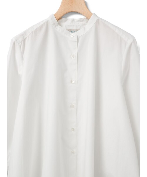 MidiUmi（ミディウミ）の「MidiUmi Aラインバンドカラーシャツ（シャツ/ブラウス・レディース・オフホワイト/ピンク/ブラック/ライトブルー/ネイビー・FREE）」の17枚目の写真