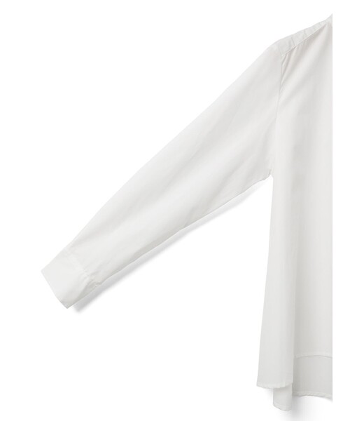 MidiUmi（ミディウミ）の「MidiUmi Aラインバンドカラーシャツ（シャツ/ブラウス・レディース・オフホワイト/ピンク/ブラック/ライトブルー/ネイビー・FREE）」の10枚目の写真