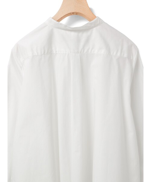 MidiUmi（ミディウミ）の「MidiUmi Aラインバンドカラーシャツ（シャツ/ブラウス・レディース・オフホワイト/ピンク/ブラック/ライトブルー/ネイビー・FREE）」の8枚目の写真