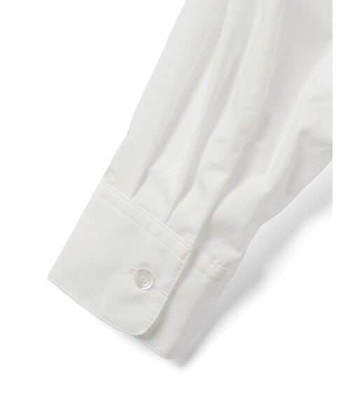 MidiUmi（ミディウミ）の「MidiUmi Aラインバンドカラーシャツ（シャツ/ブラウス・レディース・オフホワイト/ピンク/ブラック/ライトブルー/ネイビー・FREE）」の6枚目の写真