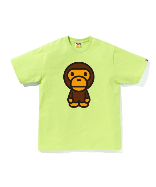 A BATHING APE（アベイシングエイプ）の「BIG BABY MILO TEE（Tシャツ/カットソー・メンズ・ブラック/バーガンディー/ブラウン/ライトグリーン/ネイビー/ホワイト/グレー/ブルー・LARGE/XX-LARGE/XXX-LARGE/X-LARGE/SMALL/MEDIUM）」の5枚目の写真