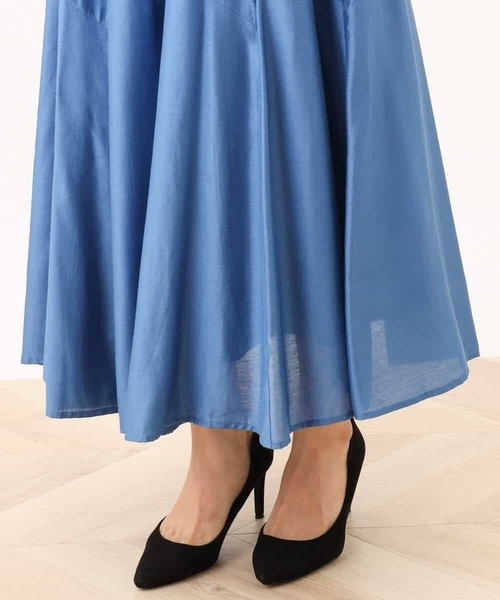 シルキーローンフレアースカート/洗える/WEB限定（スカート）｜OFUON