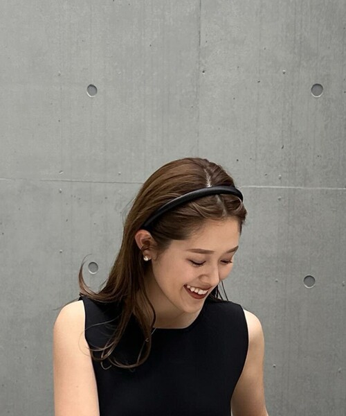 NOLLEY’S(ノーリーズ)の「【PR阿部☆別注】カチューシャスリム(カチューシャ・レディース・ブラック・FREE)」の3枚目の写真