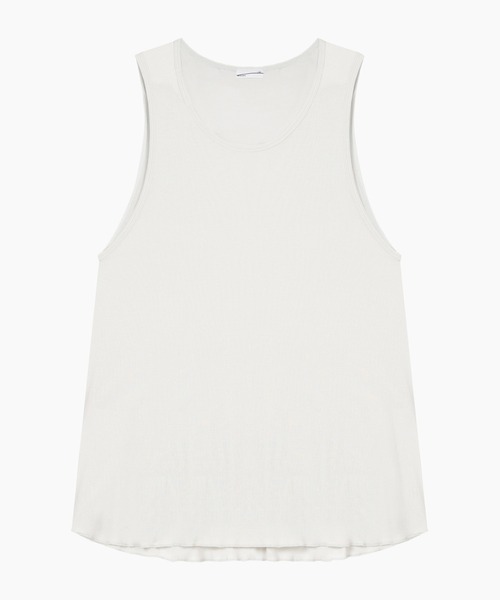 LAD MUSICIAN（ラッドミュージシャン）の「RIB BIG TANK TOP（タンクトップ・メンズ・アッシュグレー/ブラック・FREE）」の2枚目の写真