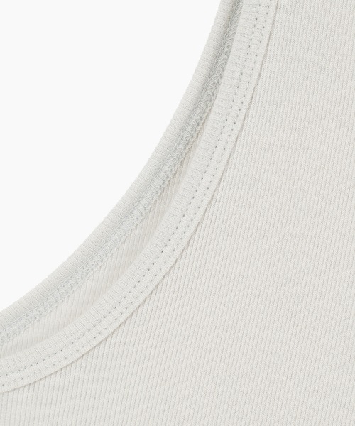 LAD MUSICIAN（ラッドミュージシャン）の「RIB BIG TANK TOP（タンクトップ・メンズ・アッシュグレー/ブラック・FREE）」の6枚目の写真