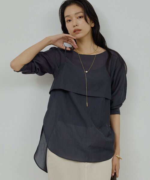 GALLARDAGALANTE（ガリャルダガランテ）の「ビスチェレイヤードシャツ