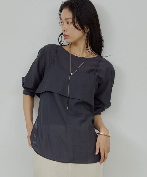 GALLARDAGALANTE（ガリャルダガランテ）の「ビスチェレイヤードシャツ