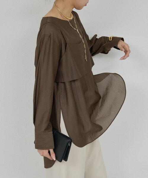 GALLARDAGALANTE（ガリャルダガランテ）の「ビスチェレイヤードシャツ