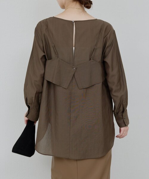 GALLARDAGALANTE ビスチェレイヤードシャツ セール】ビスチェレイヤードシャツ（シャツ/ブラウス