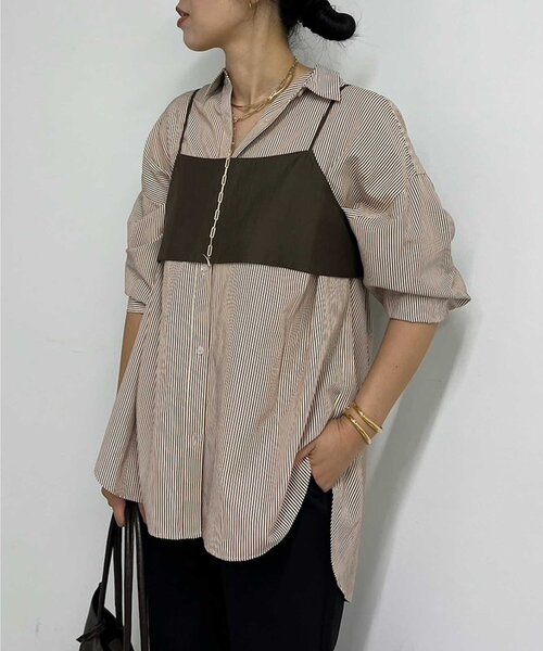 GALLARDAGALANTE（ガリャルダガランテ）の「ビスチェレイヤードシャツ