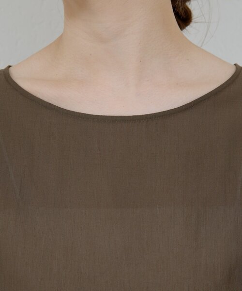 GALLARDAGALANTE（ガリャルダガランテ）の「ビスチェレイヤードシャツ（シャツ/ブラウス・レディース・ベージュ/ブラウン/ブラック/チャコールグレー/ピンク・FREE）」の20枚目の写真