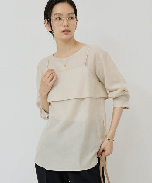 GALLARDAGALANTE（ガリャルダガランテ）の「ビスチェレイヤードシャツ