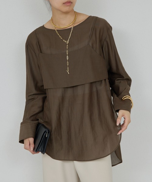 GALLARDAGALANTE（ガリャルダガランテ）の「ビスチェレイヤードシャツ