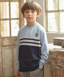 J.PRESS（ジェイプレス）の「【100-130cm】ボーダーミックス カットソー（Tシャツ/カットソー・キッズ）」