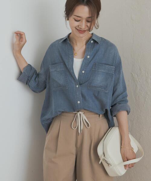 シアーデニムシャツ（シャツ/ブラウス）｜URBAN RESEARCH DOORS