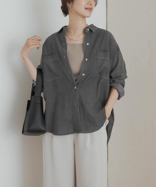 新品タグ付◆ DOORS シアーデニムシャツ　INDIGO アーバンリサーチ 新品タグ付◇ DOORS シアーデニムシャツ INDIGO アーバン