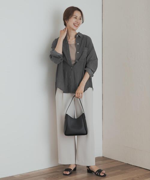 新品☆アーバンリサーチドアーズ　シアーデニムシャツ URBAN RESEARCH DOORS（アーバンリサーチドアーズ）の「シアー