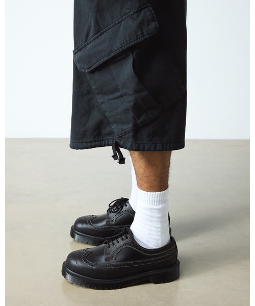 極美品❣️Dr. Martens ドクターマーチン ブローグ 3989 UK3 Dr. Martens/ドクターマーチン 3989 イエローステッチ ブローグ