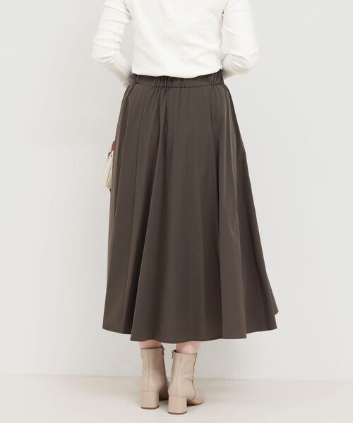 MICO COULIER（ミコクリエ）の「ナイロンストレッチスカート（スカート・レディース・チャコールグレー/ネイビー・38/36）」の11枚目の写真