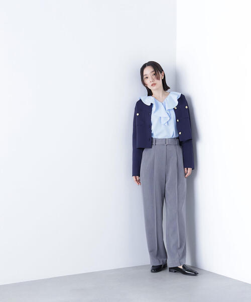 セール】◇エンブレムボタンニットジャケット（カーディガン/ボレロ