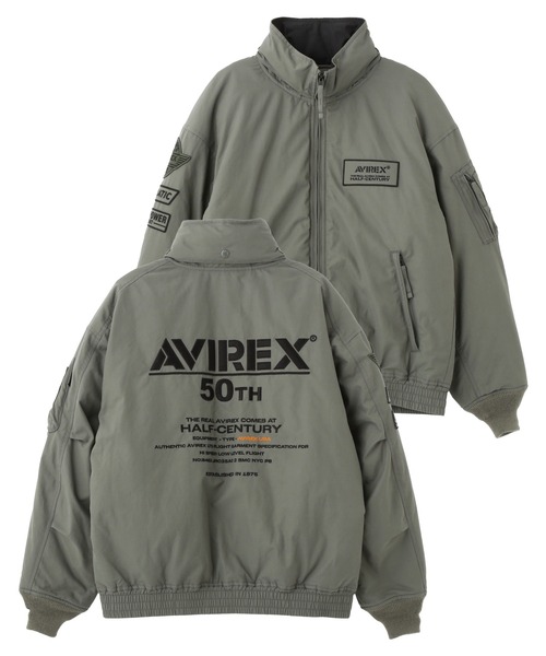 アビレックス　ブルゾン 50th Anniversary》NYLON STAND BLOUSON / 50周年 ナイロン