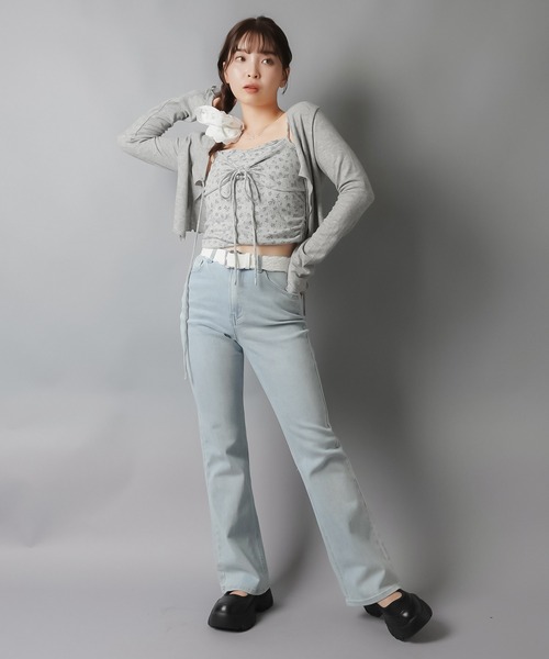 SPINNS(スピンズ)の「フリルレースベルト(ベルト・レディース・ホワイト・ONESIZE)」の5枚目の写真