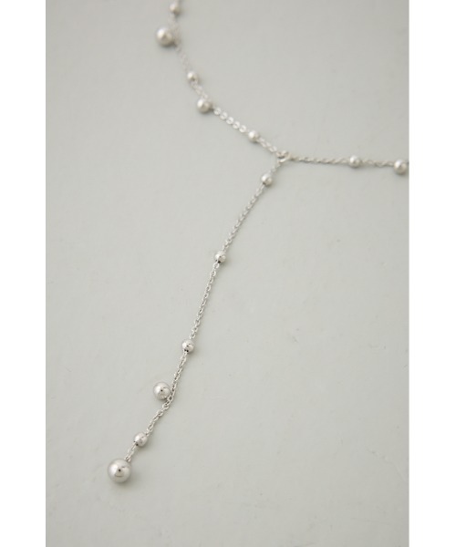 AZUL by moussy（アズールバイマウジー）の「ランダムメタルボールチェーンネックレス（ネックレス・レディース・シルバー/ゴールド系その他・FREE）」の6枚目の写真