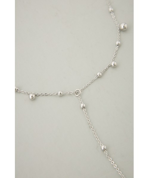 AZUL by moussy（アズールバイマウジー）の「ランダムメタルボールチェーンネックレス（ネックレス・レディース・シルバー/ゴールド系その他・FREE）」の7枚目の写真