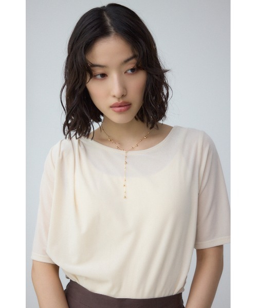 AZUL by moussy（アズールバイマウジー）の「ランダムメタルボールチェーンネックレス（ネックレス・レディース・シルバー/ゴールド系その他・FREE）」の9枚目の写真