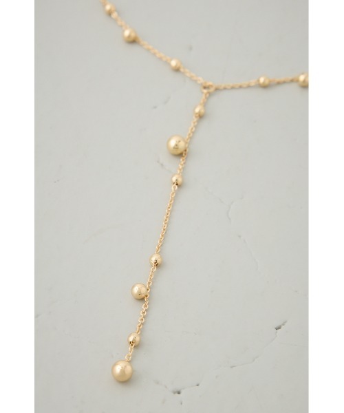 AZUL by moussy（アズールバイマウジー）の「ランダムメタルボールチェーンネックレス（ネックレス・レディース・シルバー/ゴールド系その他・FREE）」の12枚目の写真